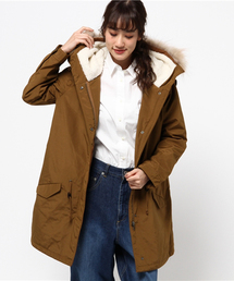 LBC | Eコットンフードボアファーコート(モッズコート)