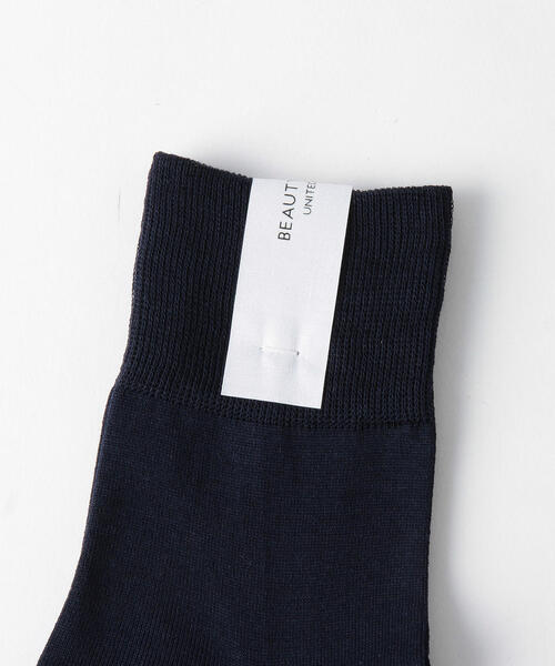 BEAUTY&YOUTH UNITED ARROWS（ビューティーアンドユースユナイテッドアローズ）の「BY コットン ソリッドソックス 2（ソックス/靴下・レディース・ブラック/ネイビー/ホワイト/グレー・FREE）」の5枚目の写真