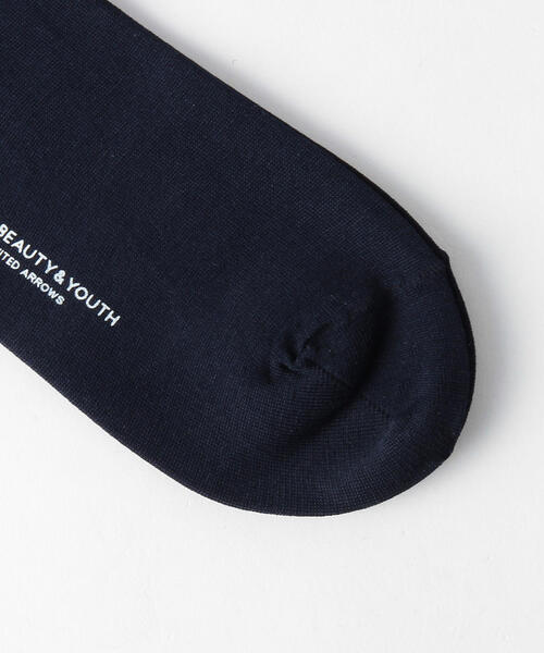BEAUTY&YOUTH UNITED ARROWS（ビューティーアンドユースユナイテッドアローズ）の「BY コットン ソリッドソックス 2（ソックス/靴下・レディース・ブラック/ネイビー/ホワイト/グレー・FREE）」の7枚目の写真