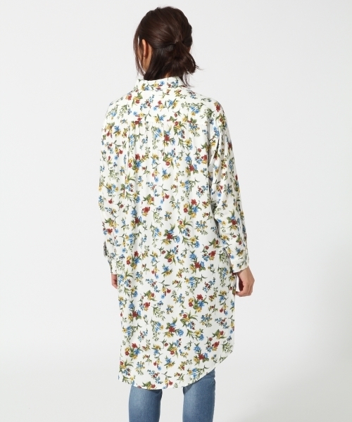 GLOBAL WORK（グローバルワーク）の「アソートシャツワンピース9分袖花柄/737499（シャツワンピース・レディース・ダークブルー/その他3・MEDIUM/LARGE）」の5枚目の写真