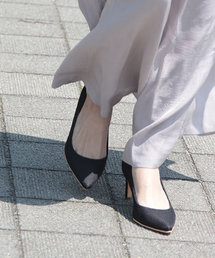 SESTO | 7cmストレートヒールのスエード素材美脚ポインテッドトゥパンプス(パンプス)