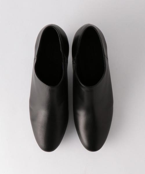 BEAUTY&YOUTH UNITED ARROWS(ビューティーアンドユースユナイテッドアローズ)の「BY レザーアンクルブーツ3 ◆(ブーツ・レディース・ブラック・37/36h/37h/36/38)」の2枚目の写真