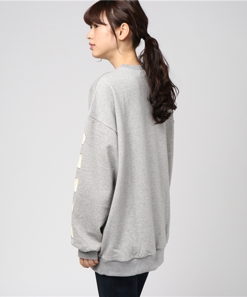 PUNYUS（プニュズ）の「マウスカップルスウェット（スウェット・レディース・ブラック/杢グレー/ホワイト・3/4）」の5枚目の写真