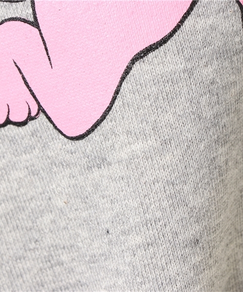 PUNYUS（プニュズ）の「マウスカップルスウェット（スウェット・レディース・ブラック/杢グレー/ホワイト・3/4）」の10枚目の写真