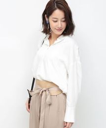 VIS | 【2WAY】カシュクールロングカフスシャツ(シャツ/ブラウス)