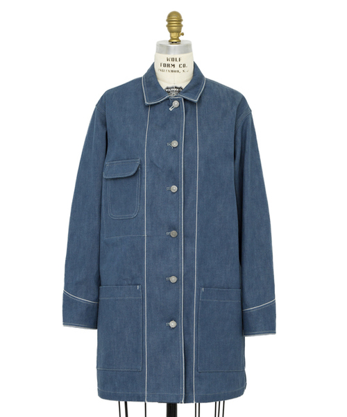 Drawer デニム カバーオール　ジャケット ドゥロワー　美品 Drawer（ドゥロワー）の「Drawer SELVAGEDENIMｶﾊﾞｰｵｰﾙ（その他アウター