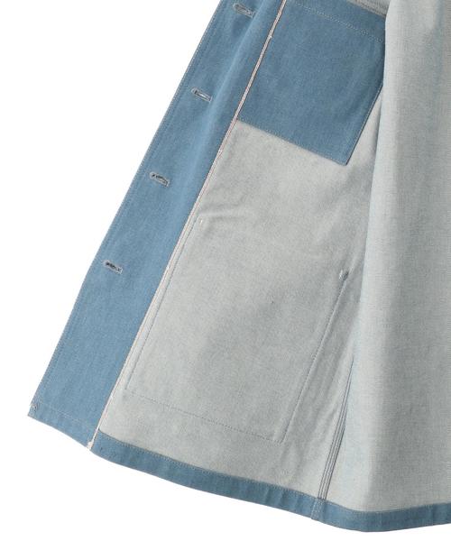 Drawer（ドゥロワー）の「Drawer SELVAGEDENIMｶﾊﾞｰｵｰﾙ（その他アウター