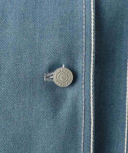 Drawer（ドゥロワー）の「Drawer SELVAGEDENIMｶﾊﾞｰｵｰﾙ（その他アウター