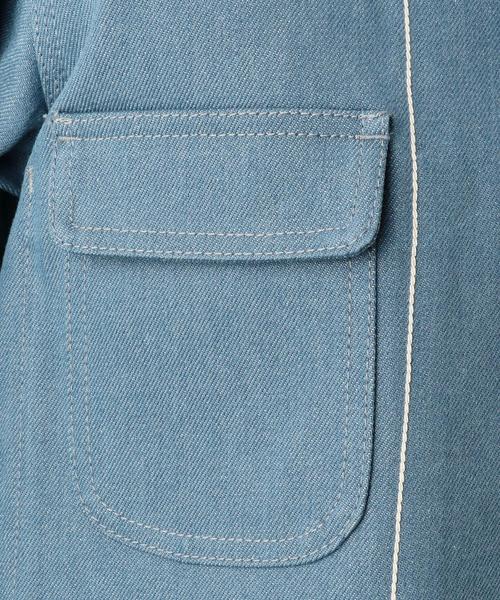 Drawer（ドゥロワー）の「Drawer SELVAGEDENIMｶﾊﾞｰｵｰﾙ（その他アウター