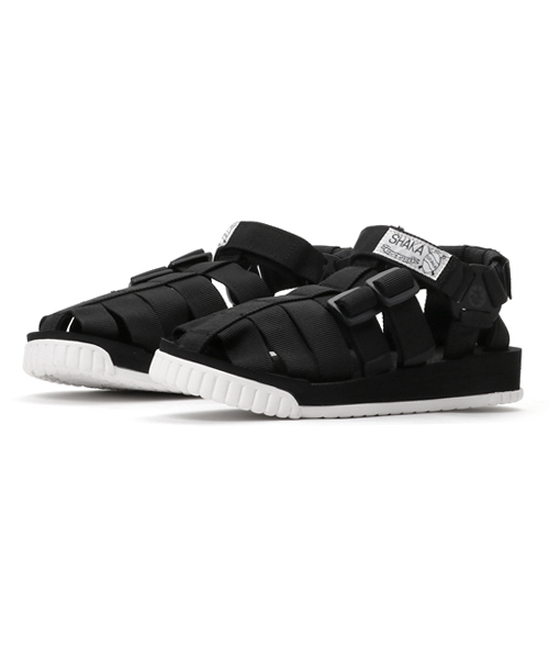 MIND BLOW(マインドブロウ)の「【SHAKA(シャカ)】HIKER(SOLID)スポーツサンダル(サンダル・メンズ・ブラック/カーキ・L/M)」の2枚目の写真