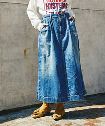HYSTERIC GLAMOUR | ISKOデニム ペインターギャザーSK(デニムスカート)