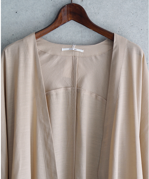 laboratory work(ラボラトリーワーク)の「リネンゆるガウン(その他アウター・レディース・ベージュ/ブラック/カーキ・MEDIUM)」の8枚目の写真