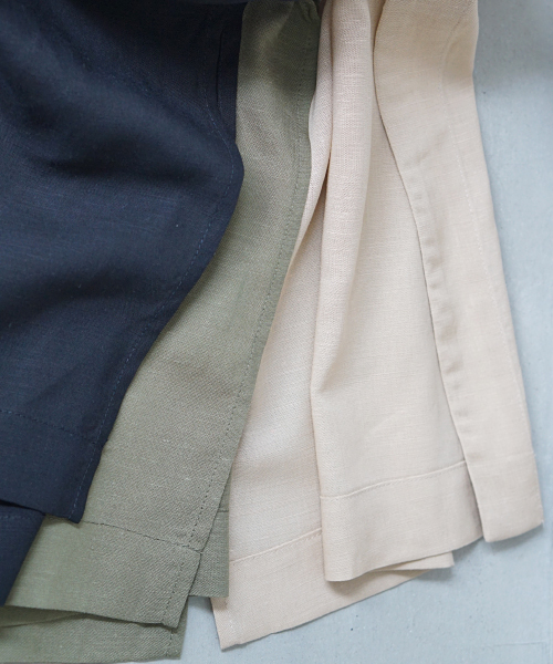 laboratory work(ラボラトリーワーク)の「リネンゆるガウン(その他アウター・レディース・ベージュ/ブラック/カーキ・MEDIUM)」の5枚目の写真