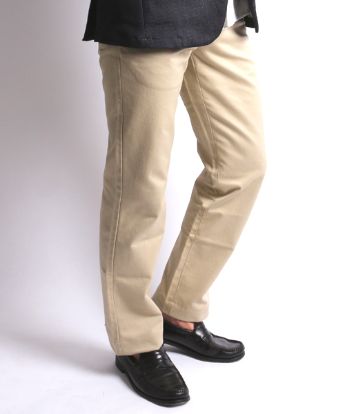 Denime（ドゥニーム）の「WEST-POINT TROUSERS/ウエストポイントチノトラウザーパンツ（チノパンツ・メンズ・ネイビー/ベージュ/オリーブ/グレー/ゴールド・34inch/32inch/30inch/28inch/36inch）」の4枚目の写真