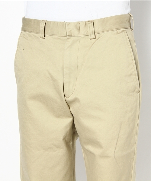 Denime（ドゥニーム）の「WEST-POINT TROUSERS/ウエストポイントチノトラウザーパンツ（チノパンツ・メンズ・グレー/ベージュ/オリーブ/ネイビー/ゴールド・28inch/30inch/32inch/34inch/36inch）」の8枚目の写真