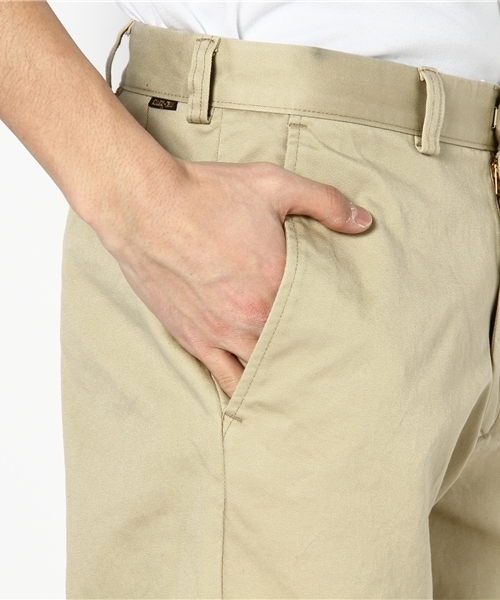 Denime（ドゥニーム）の「WEST-POINT TROUSERS/ウエストポイントチノトラウザーパンツ（チノパンツ・メンズ・グレー/ベージュ/オリーブ/ネイビー/ゴールド・28inch/30inch/32inch/34inch/36inch）」の9枚目の写真