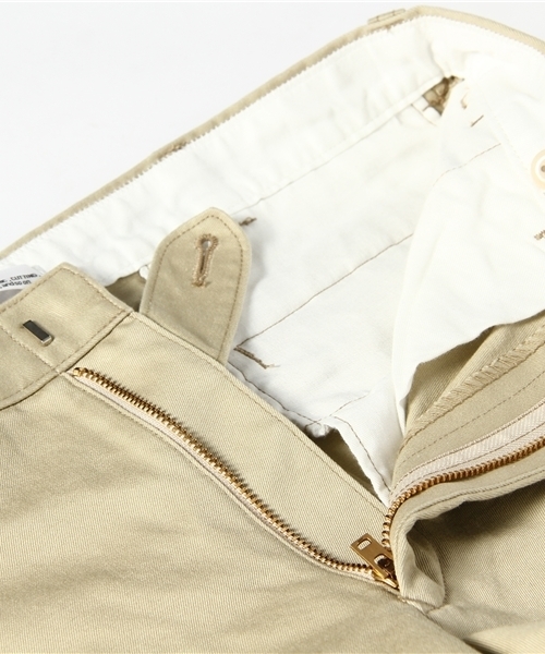 Denime（ドゥニーム）の「WEST-POINT TROUSERS/ウエストポイントチノトラウザーパンツ（チノパンツ・メンズ・グレー/ベージュ/オリーブ/ネイビー/ゴールド・28inch/30inch/32inch/34inch/36inch）」の12枚目の写真