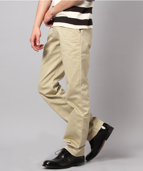 Denime（ドゥニーム）の「WEST-POINT TROUSERS/ウエストポイントチノトラウザーパンツ（チノパンツ・メンズ・グレー/ベージュ/オリーブ/ネイビー/ゴールド・28inch/30inch/32inch/34inch/36inch）」の14枚目の写真