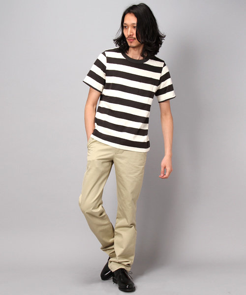 Denime（ドゥニーム）の「WEST-POINT TROUSERS/ウエストポイントチノトラウザーパンツ（チノパンツ・メンズ・グレー/ベージュ/オリーブ/ネイビー/ゴールド・28inch/30inch/32inch/34inch/36inch）」の7枚目の写真