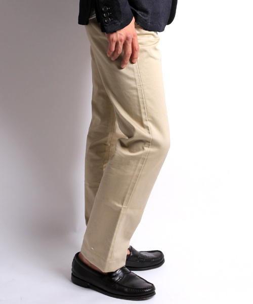 Denime（ドゥニーム）の「WEST-POINT TROUSERS/ウエストポイントチノトラウザーパンツ（チノパンツ・メンズ・ネイビー/ベージュ/オリーブ/グレー/ゴールド・34inch/32inch/30inch/28inch/36inch）」の17枚目の写真