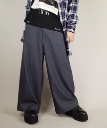 rovtski | rovtski 【トレンドのワイドパンツ】#355 TRツイルロングガウチョパンツ/LONG GAUCHO/7B17080401(スラックス)