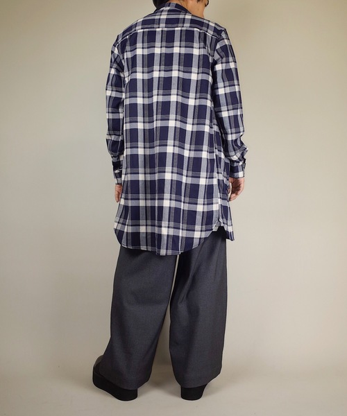 rovtski（ロフトスキー）の「rovtski 【トレンドのワイドパンツ】#355 TRツイルロングガウチョパンツ/LONG GAUCHO/7B17080401（スラックス・メンズ・ネイビー/ブラック/グレー・MEDIUM/LARGE）」の22枚目の写真