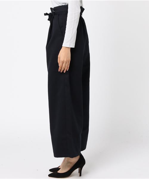 earth music&ecology（アースミュージックアンドエコロジー）の「ベルト付ワイドパンツ（その他パンツ・レディース・キャメル/ネイビー/グレー・FREE）」の9枚目の写真