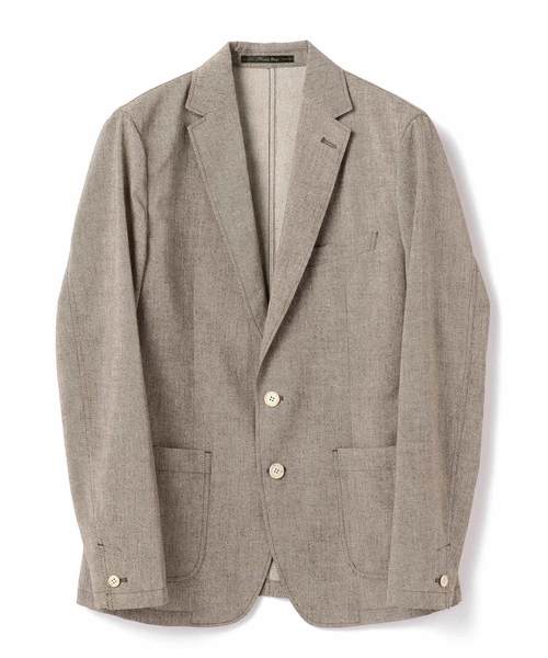 MEN'S BIGI(メンズビギ)の「ストレッチ 高機能ジャケット / EVARET (同素材パンツあり セットアップ 可能)(テーラードジャケット・メンズ・チャコールグレー/ベージュ/インディゴブルー/カモフラージュ・SS/S/M/L/LL)」の7枚目の写真
