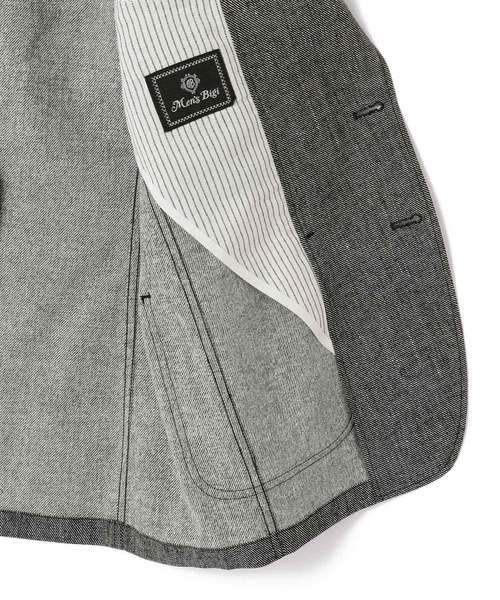 MEN'S BIGI(メンズビギ)の「ストレッチ 高機能ジャケット / EVARET (同素材パンツあり セットアップ 可能)(テーラードジャケット・メンズ・チャコールグレー/ベージュ/インディゴブルー/カモフラージュ・SS/S/M/L/LL)」の17枚目の写真