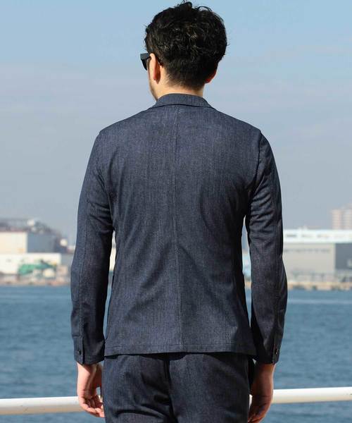 MEN'S BIGI(メンズビギ)の「ストレッチ 高機能ジャケット / EVARET (同素材パンツあり セットアップ 可能)(テーラードジャケット・メンズ・チャコールグレー/ベージュ/インディゴブルー/カモフラージュ・SS/S/M/L/LL)」の22枚目の写真