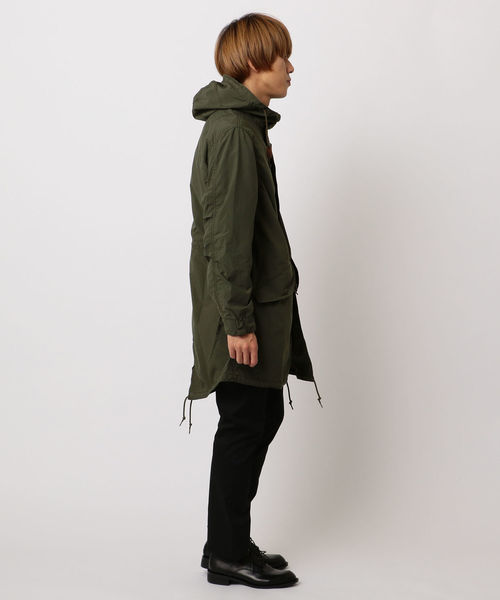 Alpha Industries（アルファインダストリーズ）の「ALPHA×SHIPS JET BLUE: 別注 M-51 ウォッシュドナイロン（ミリタリージャケット・メンズ・ブラック/オリーブ・LARGE/MEDIUM/SMALL/X-LARGE）」の8枚目の写真