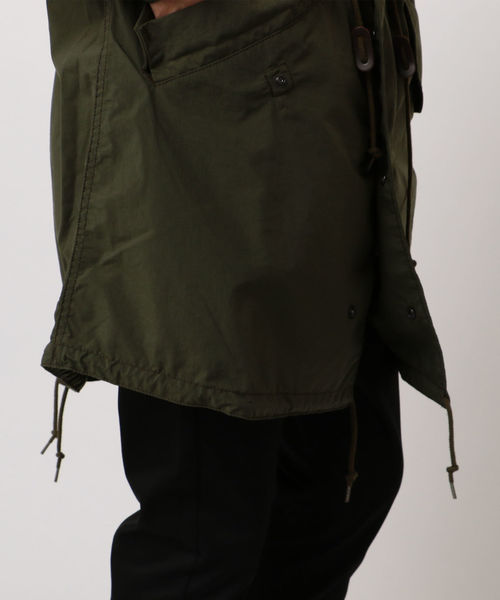 Alpha Industries（アルファインダストリーズ）の「ALPHA×SHIPS JET BLUE: 別注 M-51 ウォッシュドナイロン（ミリタリージャケット・メンズ・ブラック/オリーブ・LARGE/MEDIUM/SMALL/X-LARGE）」の3枚目の写真