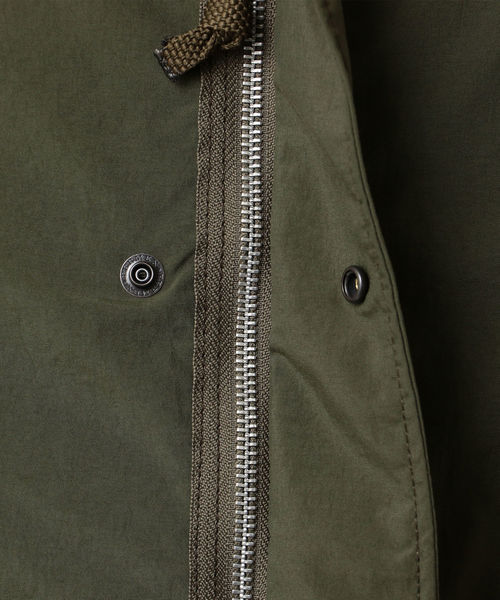 Alpha Industries（アルファインダストリーズ）の「ALPHA×SHIPS JET BLUE: 別注 M-51 ウォッシュドナイロン（ミリタリージャケット・メンズ・ブラック/オリーブ・LARGE/MEDIUM/SMALL/X-LARGE）」の14枚目の写真