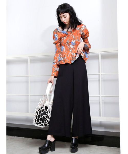 EMODA（エモダ）の「ライトフラワーシャーリングトップス（Tシャツ/カットソー・レディース・ホワイト/ブラック/その他/その他1・FREE）」の17枚目の写真