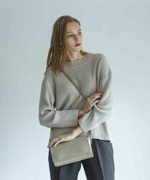 YAHKI(ヤーキ)の「【YAHKI】《STUDIOUS別注》お財布ショルダー YH-185(ショルダーバッグ・レディース・ブラック/ベージュ/フューシャピンク/ベージュ系その他・FREE)」の17枚目の写真