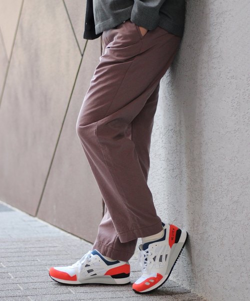 JOURNAL STANDARD relume(ジャーナルスタンダード レリューム)の「【Begin掲載】小松精練 Onibegie オニベジ イージーパンツ#(その他パンツ・メンズ・オリーブ/ベージュ/パープル/キャメル/グレー・L/M)」の1枚目の写真