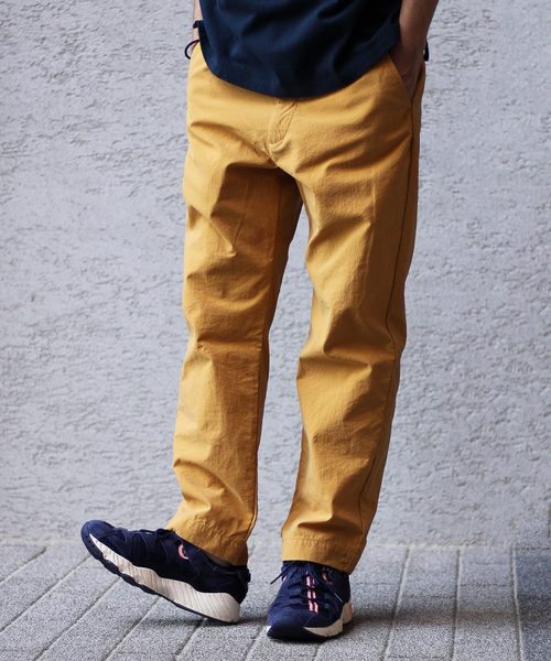 JOURNAL STANDARD relume(ジャーナルスタンダード レリューム)の「【Begin掲載】小松精練 Onibegie オニベジ イージーパンツ#(その他パンツ・メンズ・オリーブ/ベージュ/パープル/キャメル/グレー・L/M)」の2枚目の写真