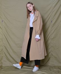 SUPERTHANKS | ギャザーロングトレンチコート(トレンチコート)