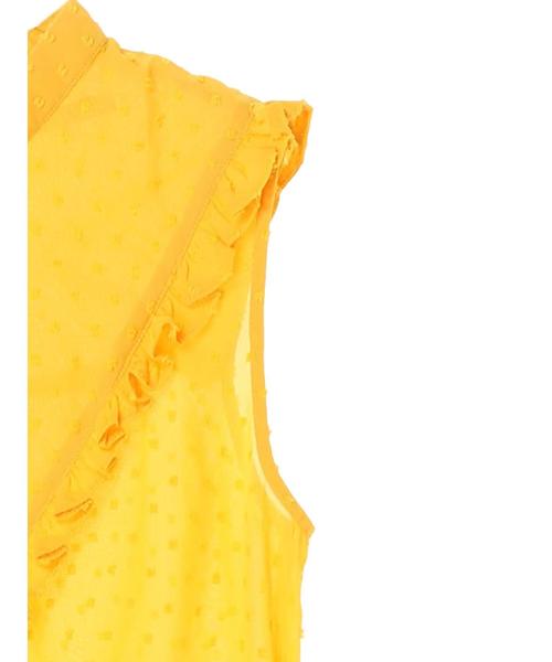 YECCA VECCA（イェッカヴェッカ）の「・フリルノースリーブブラウス（シャツ/ブラウス・レディース・ホワイト/イエロー/ブルー/ブラック・FREE）」の12枚目の写真