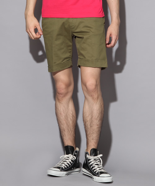 HYSTERIC GLAMOUR（ヒステリックグラマー）の「SチノショートPT（その他パンツ・メンズ・ベージュ/カーキ/ネイビー・SMALL/MEDIUM/LARGE）」の3枚目の写真