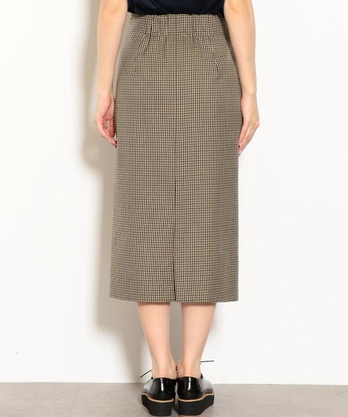 green label relaxing（グリーンレーベルリラクシング）の「FM チェック ラップ タイト スカート（スカート・レディース・その他1・36/38）」の12枚目の写真