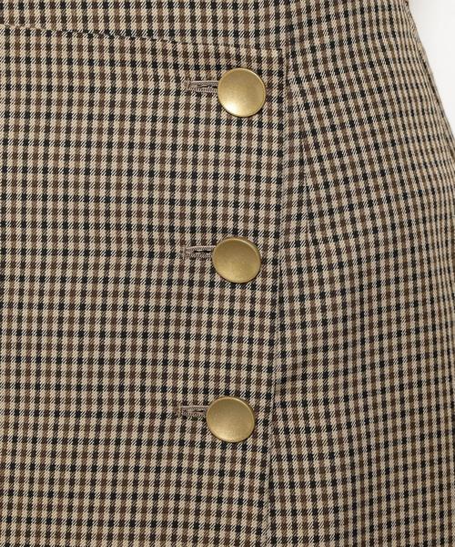 green label relaxing（グリーンレーベルリラクシング）の「FM チェック ラップ タイト スカート（スカート・レディース・その他1・36/38）」の6枚目の写真