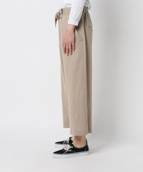 Iroquois（イロコイ）の「【Iroquois】ドライツイルワッシャー ワイド（その他パンツ・メンズ・ベージュ/ブラック・1/2）」の8枚目の写真