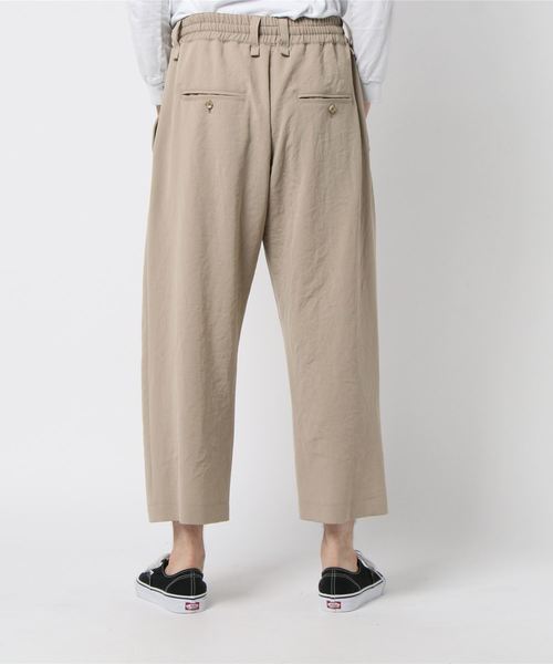 Iroquois（イロコイ）の「【Iroquois】ドライツイルワッシャー ワイド（その他パンツ・メンズ・ベージュ/ブラック・1/2）」の9枚目の写真