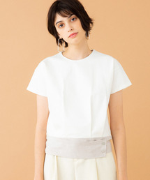 UNITED TOKYO | スエードコンビトップス(Tシャツ/カットソー)