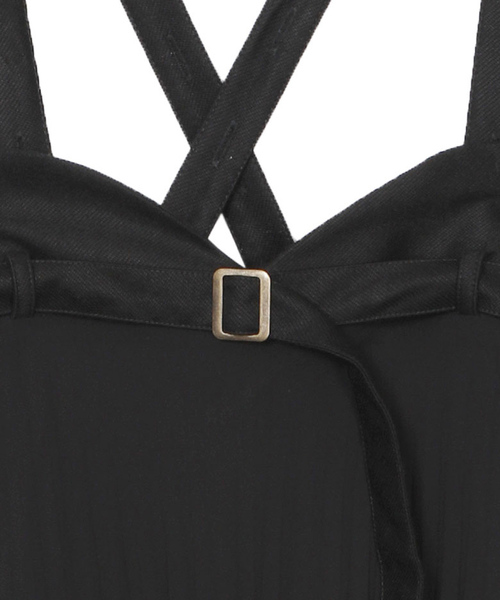 Ameri（アメリ）の「PLEATS SUSPENDER SKIRT（スカート・レディース・ブラック/ブルー/グレイッシュベージュ・FREE）」の10枚目の写真