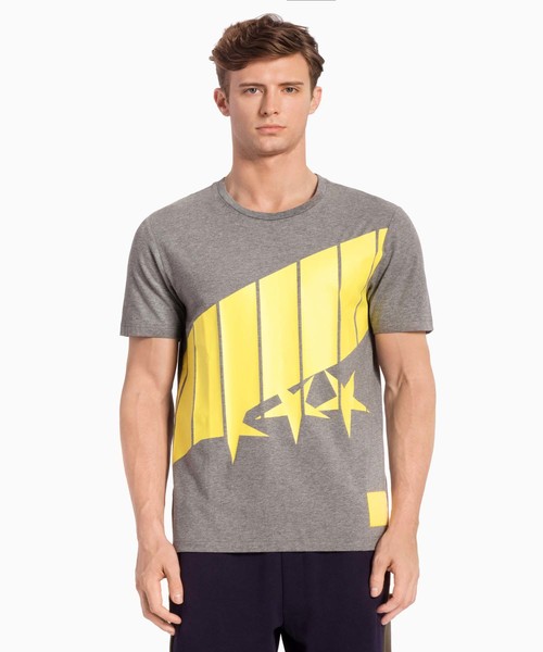 CALVIN KLEIN PERFORMANCE(カルバンクラインパフォーマンス)の「【ブランド公式】PERFORMANCE スタープリント ショートスリーブ Tシャツ(Tシャツ/カットソー・メンズ・グレー/レッド・X-SMALL/MEDIUM/LARGE/X-LARGE)」の1枚目の写真