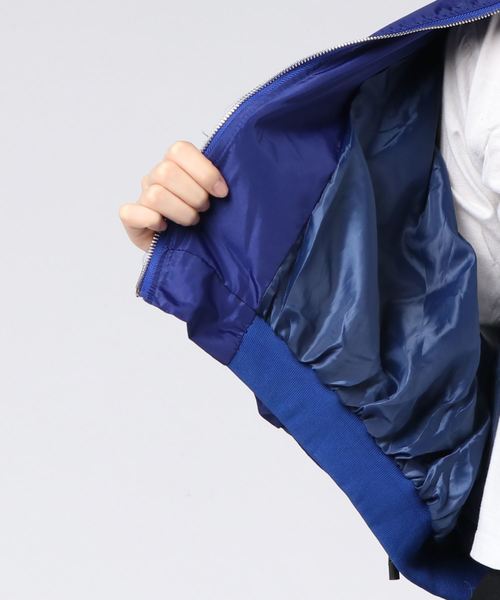 SPIGA（スピーガ）の「ﾊﾞｯｸ袖ﾛｺﾞPTｼｮｰﾄﾌﾞﾙｿﾞﾝ（ブルゾン・レディース・ホワイト/ブラック/カーキ/ブルー・FREE）」の6枚目の写真