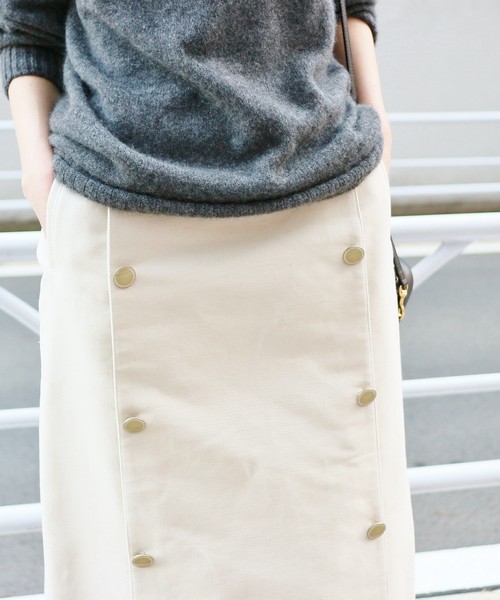 IENA（イエナ）の「ダブルクロスマリンスカート◆（スカート・レディース・ベージュ/アイボリー・40/38/36/34）」の19枚目の写真