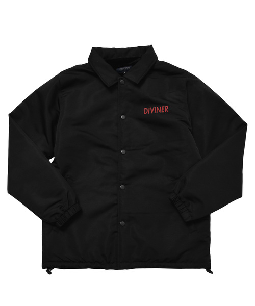 DIVINER(ディヴァイナー)の「ジャケット 裏ボアコーチジャケット メンズ 長袖 アウター もこもこ ストリート(その他アウター・メンズ・ブラック系その他/ブラック系その他2・M/L/XL/XXL)」の4枚目の写真